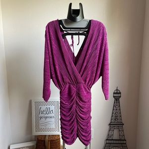 Zara | Dresses | Zara Draped Mini Dress Purple | Poshmark Zara | Dresses | Zara Draped Mini Dress Purple | Poshmark